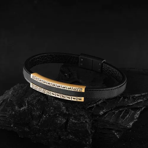 Golden Leather Classic Bracelet