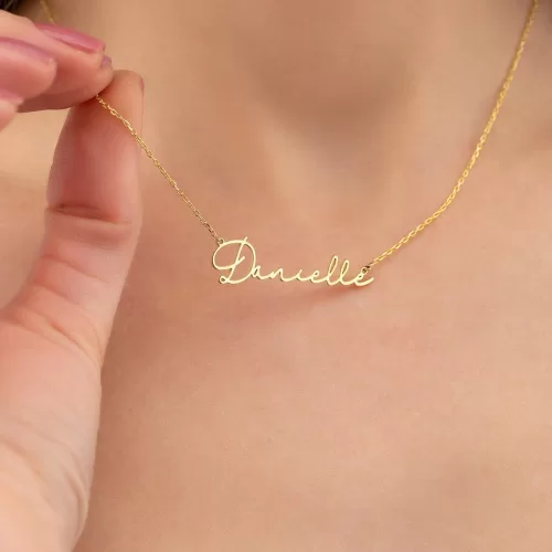 Pretty Name Necklace Personalized Dainty Name Necklace