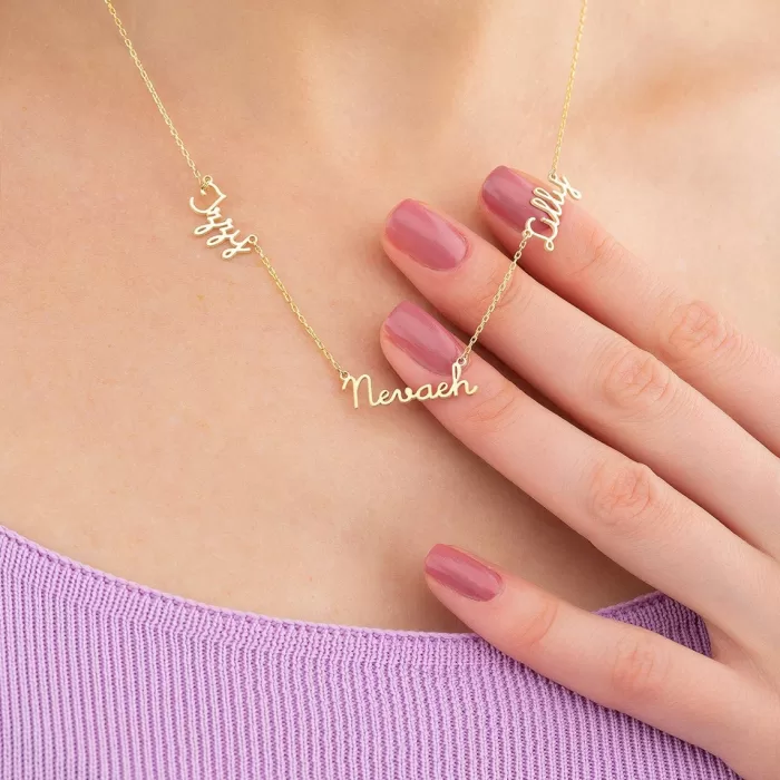 Personalized Triple Necklace