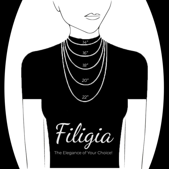 filigia necklace length guide